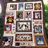 Lovely Boston Terrier Quilt Blanket - Perfect for Boston Terrier lovers Gifts