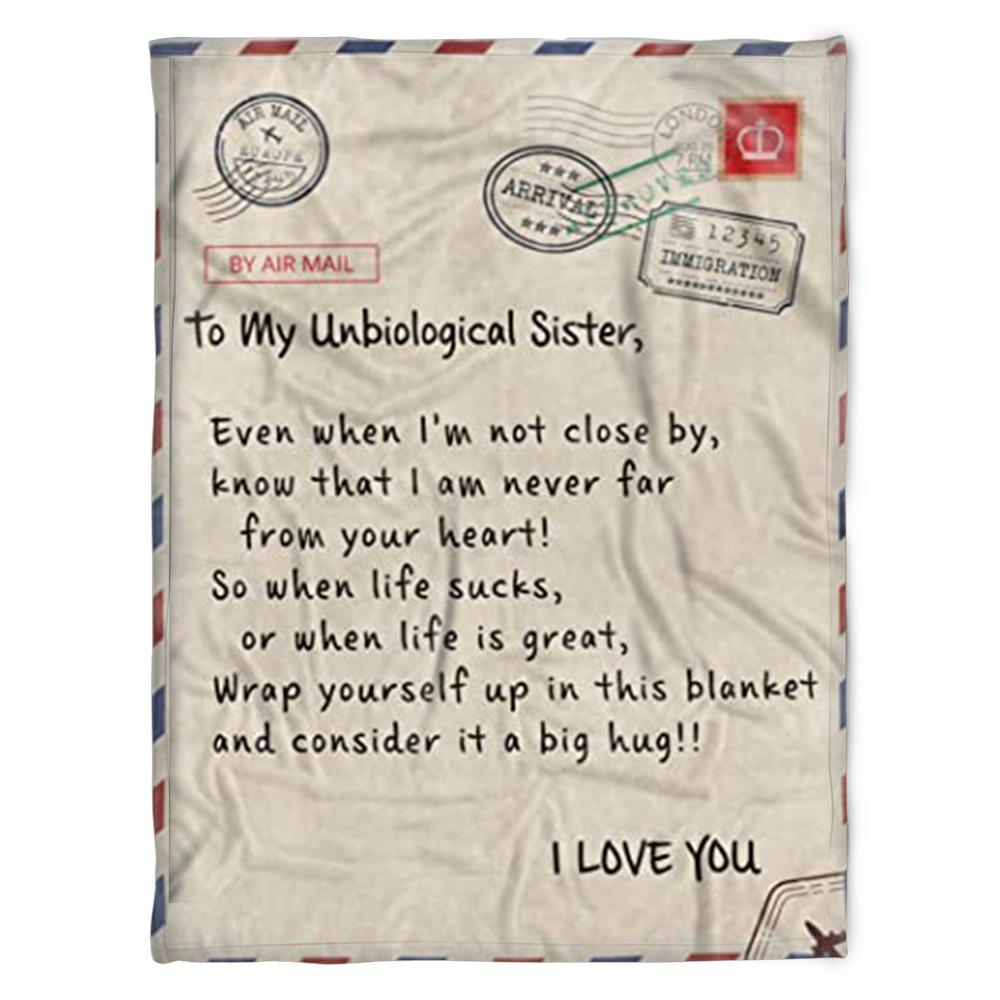 Loving Message Dear Sister One Thing In Life Quilt Bedding Set for Sisters
