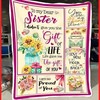 Loving Sister To Sister Quilt Bedding Set Perfect Gift for Sisters