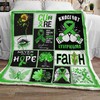Lymphoma Awareness Sofa Blanket - Show Your Support for Cancer Awareness