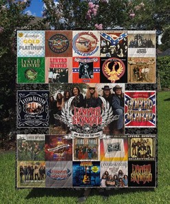 Lynyrd Skynyrd All Albums Quilt Blanket, Celebrating the Southern Rock Pioneers