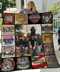 Lynyrd Skynyrd Hvt280515 Quilt Blanket with Vintage Style