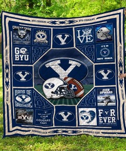 M10-Byu-C Quilt Bedding Set - For Fans of the College Team