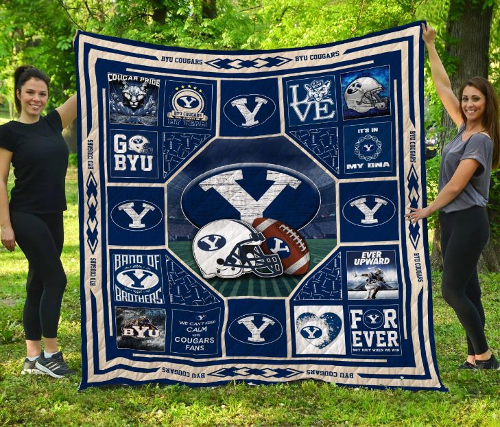 M10-Byu-C Quilt Bedding Set - For Fans of the College Team