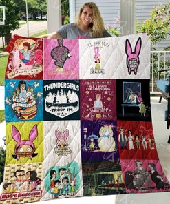 M120658 Quilt Blanket BobS Burgers Collection - Best Gift for Bob's Burgers Fans