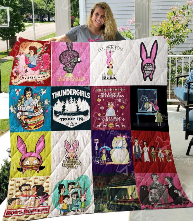M120658 Quilt Blanket BobS Burgers Collection - Best Gift for Bob's Burgers Fans