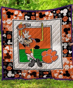 MK Clemson Tigers Quilt Blanket for Fans of the Team