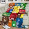 M&M Premium Comfy Sofa Throw Blanket - Perfect Gift for Fans