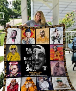 Mac Miller Quilt Blanket Bed Set Twin