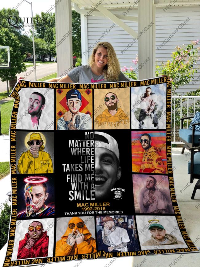 Mac Miller Quilt Blanket Bed Set Twin
