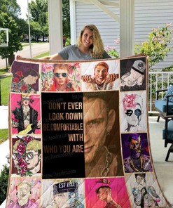 Machine Gun Kelly Collection Quilt Blanket - Perfect for Music Lovers