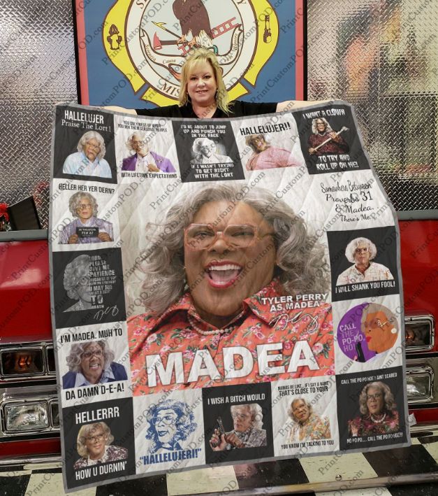 Madea For Fans Collection Collected Quilt Bedding Set for Tyler Perry Fans