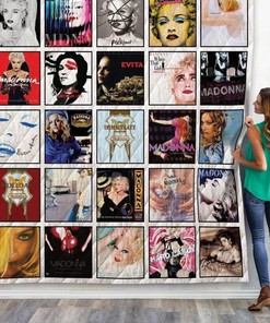 Madonna Albums Quilt Bedding Set Cute - Show Off Your Love For Madonna's Iconic Albums With This Cute Quilt Bedding Set