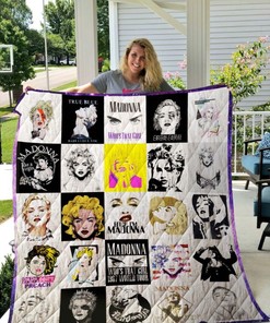 Madonna Bitch I'm Madonna Quilt Bedding Set - Show your love for the queen of pop with this Madonna quilt bedding set