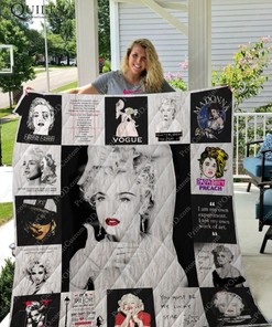 Madonna fans, don't miss out on this beautiful quilt blanket