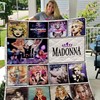 Madonna's Greatest Album Covers Quilt Blanket