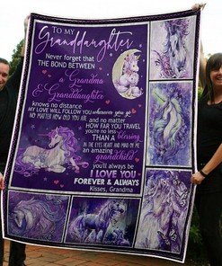 Magical Unicorn Quilt Bedding Set for Granddaughter from Grandma