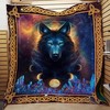 Magical Wolf Quilt Bedding Set for Animal Lovers