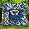 Maine Black Bears Collection Combined NCAA Quilt Blanket - Stay Comfy with Black Bear Pride