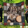 Maine Coon Pets Cat Cute Quilt Blanket - A Perfect Addition to Your Quilt Bedding Set