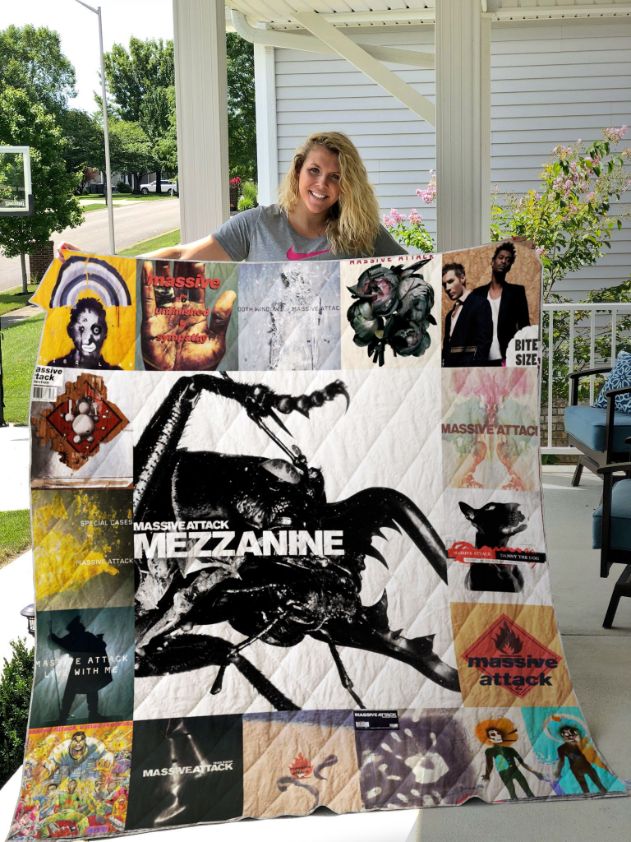 Maive Attack Albums Collection Quilt Bedding Set for Fans