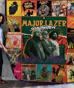 Major Lazer Sound System Live Album Poster Quilt Blanket for Fans