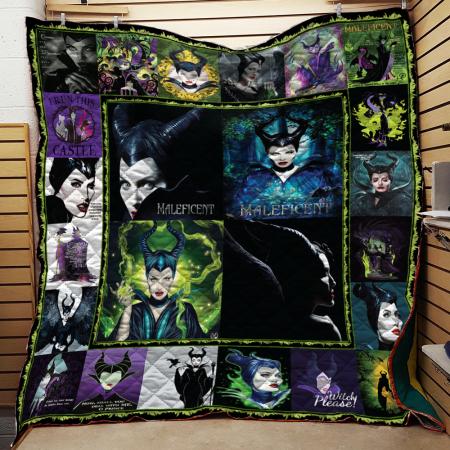 Maleficent Character Quilt Bedding Set for Teens