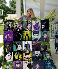 Maleficent Plus Size Collected Quilt Blanket - Perfect for Fans of the Disney Villainess