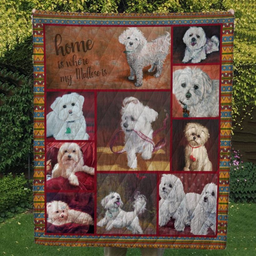 Maltese 10 Tlq0036 Quilt for Dog Lovers