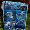 Manatees Quilt Blanket Bs2903-7 for Marine Life Lovers