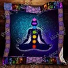 Mandala Chakra Tapestry Quilt Blanket for Spiritual and Mindful Individuals