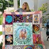 March Hippie Girl Quilt Bedding Set for Fans of All Ages