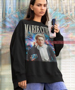 Marie Curie Vintage Shirt | Physicist Sweatshirt for Women | Noble Prize Winner Homage Tshirt | Great Physicst Fan Gift