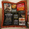 Marine Mom Quilt Bedding Set