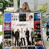 Maroon 5 Pop Band Album Poster Collected Bed Set for Teens with Quilt Blanket