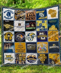 Marquette Golden Eagles NCAA Quilt Bedding Set for Soft and Cozy Bedding