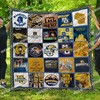 Marquette Golden Eagles Vintage Quilt Blanket with Unique Design