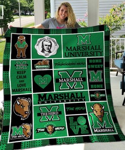 Marshall Thundering Herd Quilt Bedding Set - Show Your Team Spirit in Your Bedroom