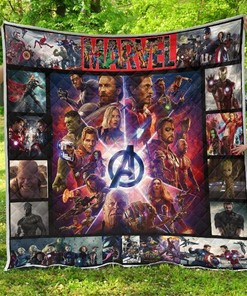 Marvel Avengers Endgame Premium Quilt Bedding Set for Superhero Fans