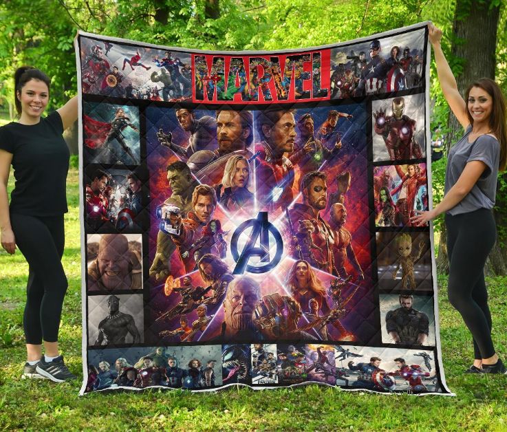 Marvel Avengers Endgame Premium Quilt Bedding Set for Superhero Fans