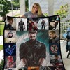 Marvel Captain America Quilt Bedding Set for Fans with Quilt Blanket