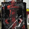 Marvel Fans Collection Quilt Blanket with Iconic Characters and Comfortable Material