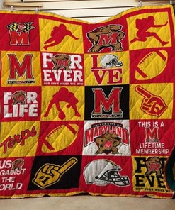 Maryland Terrapins Ncaa Quilt Bedding Set - Great for Fans of All Ages
