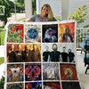 Mastodon Fan Quilt Bedding Set with Albums Print