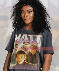 Matt Damon Vintage Tee - Will Hunting Identity Actor Shirt for Fans