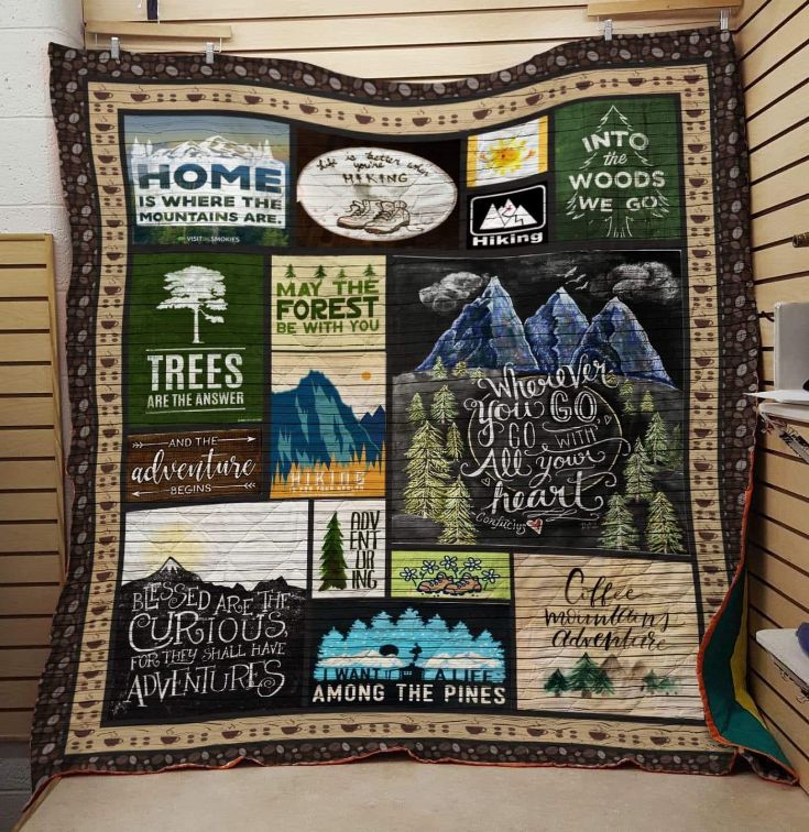 May the Forest be with You Hiking Quilt Bedding Set - Ideal for Hikers