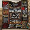 Mechanic Move Over Boys Let This Old Man Great Cutomized Gift For Birthday Christmas Thanksgiving Quilt Blanket Set