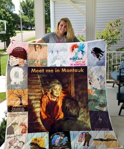 Meet Me In Montauk Eternal Sunshine Of Spotless Mind Quilt Blanket - A Love Story for Film Lovers