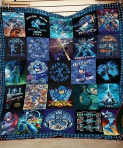 Mega Man Quilt Bedding Set Th1807 - Perfect for Fans of the Video Game