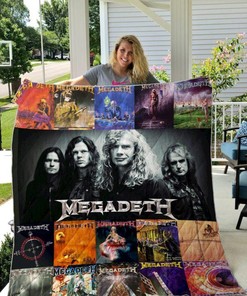 Megadeth Quilt Blanket DUP1 - Cool and Trendy Sofa Throw Blanket for Music Fans